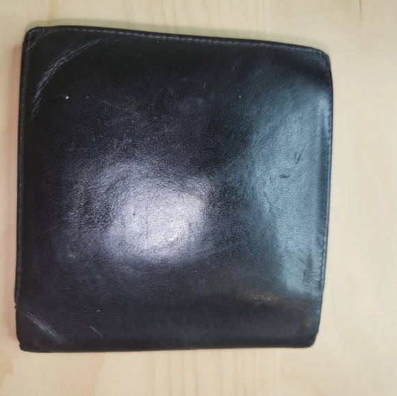 Cartier Pasha Black Leather Bifold Wallet